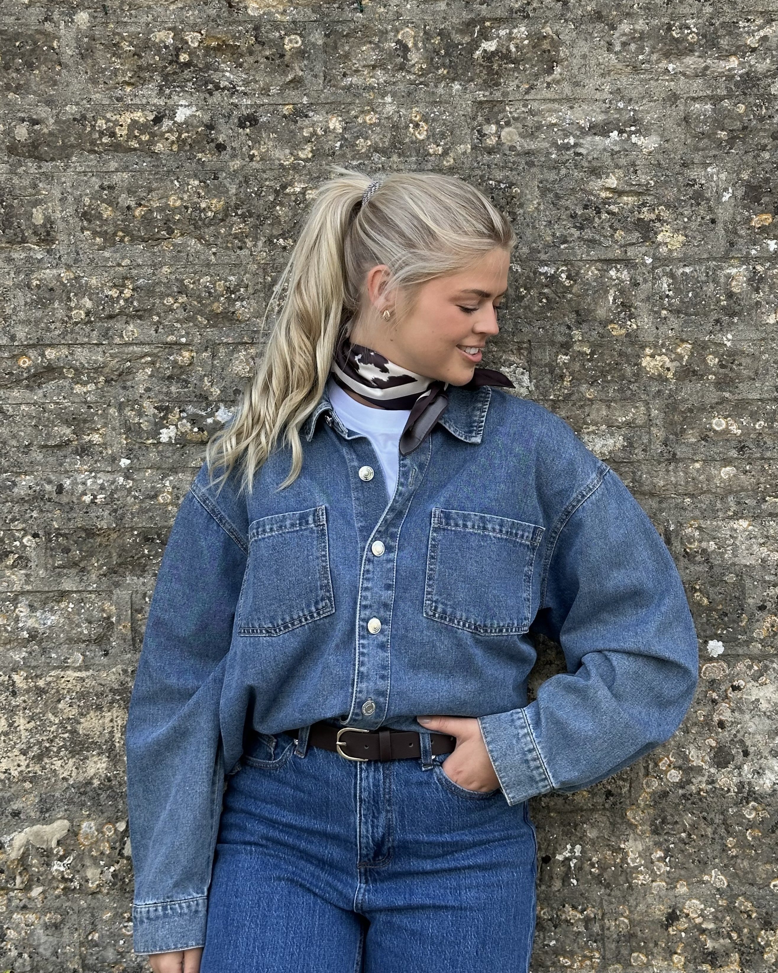 VMJENNIE Denim Shirt - Medium Blue Denim